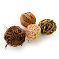 Natural wood chewing toy