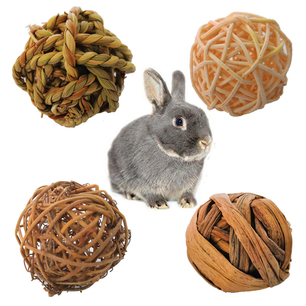 Natural wood chewing toy